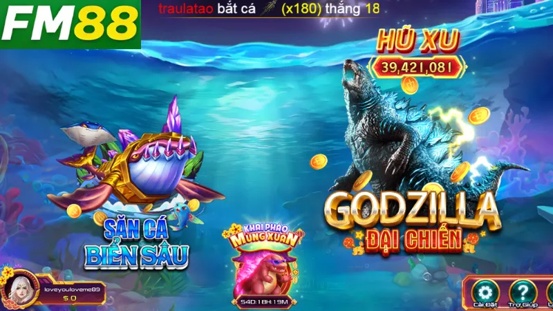 Đại Chiến Godzilla FM88 - Khám Phá Bắn Cá Đầy Kịch Tính 3 Chiến thuật chơi hiệu quả trong đại chiến godzilla FM88